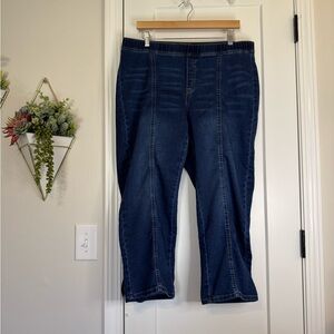 Pure Jill Tapered Straight Leg Stretch Denim